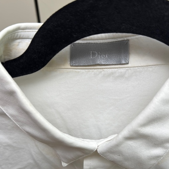 DIOR VINTAGE Christian Dior and Duncan Grant White Dress Shirt - Picture 4 of 9